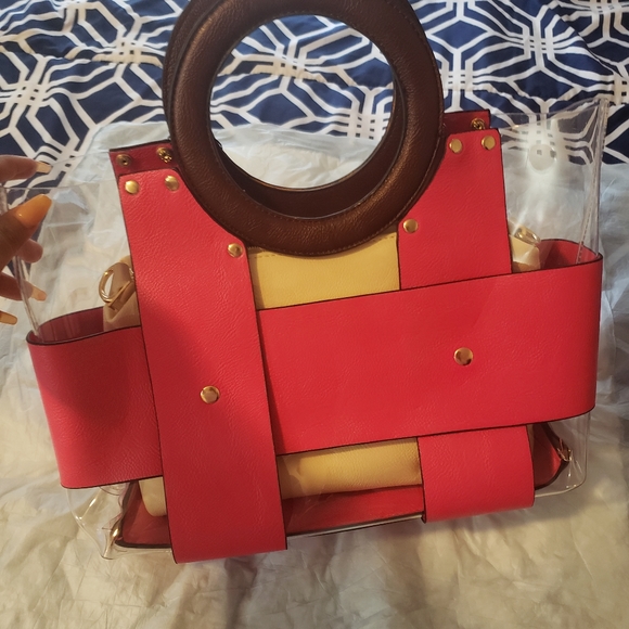 Beautiful Clear tote - Picture 2 of 3